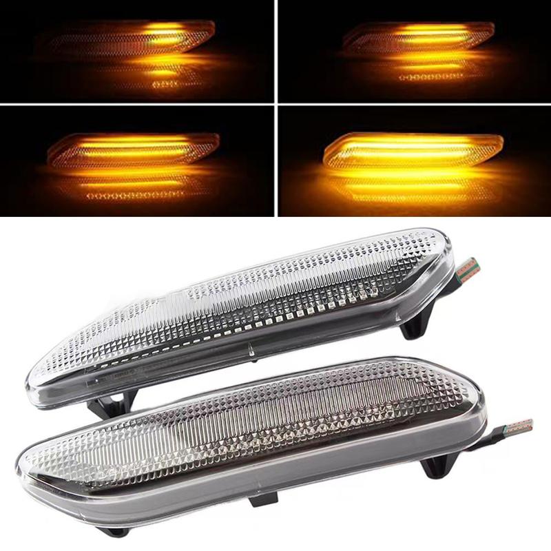 For MINI Cooper R60 R61 2010 2016 LED Front Turn Signal Lights Clear Marker Lights for Improved Safety and Style