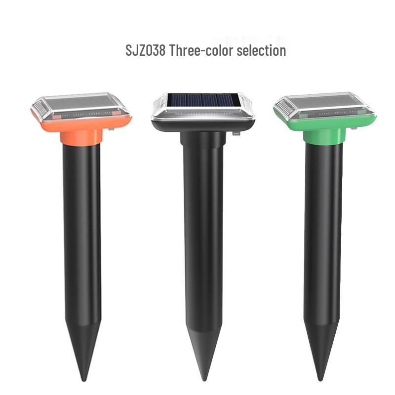 Solar-Powered Ultrasonic Animal Repeller: IP66 Waterproof with Infrared Sensor for Mice and Birds