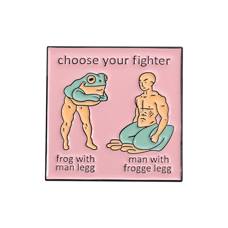 

Geometric Pink Stylish Cartoon Character Brooch Eyecatching Alloy Enamel Pin Perfect For Summer 2024