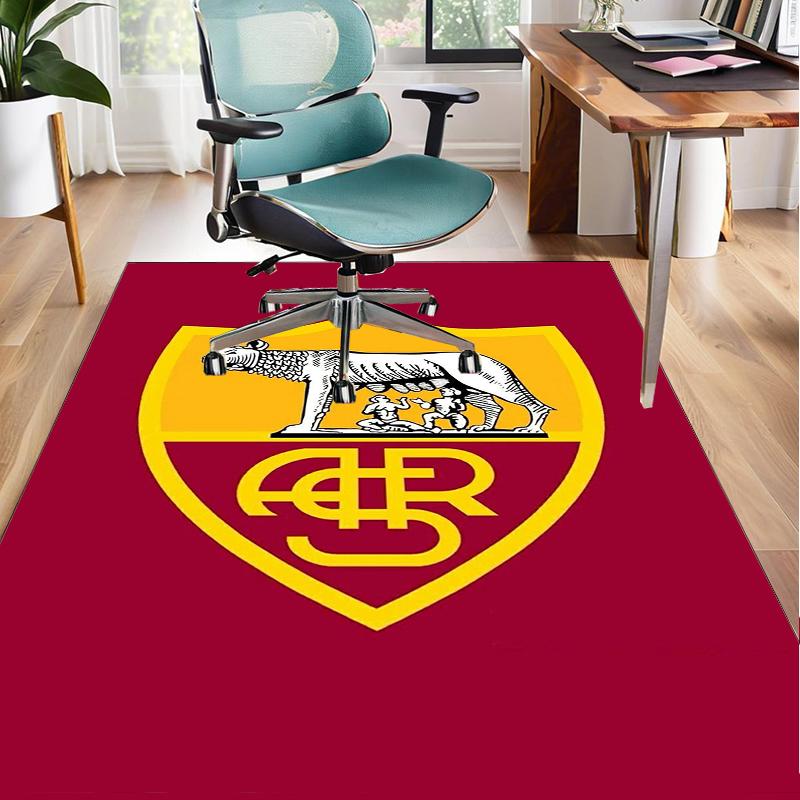 Fußballverein Emblem Büro Teppich Stuhlmatte, Spiel Teppich, Geeignet für Eingangsbereich, Schlafzimmer, Wohnzimmer, Schreibtisch, Weihnachtsgeschenk