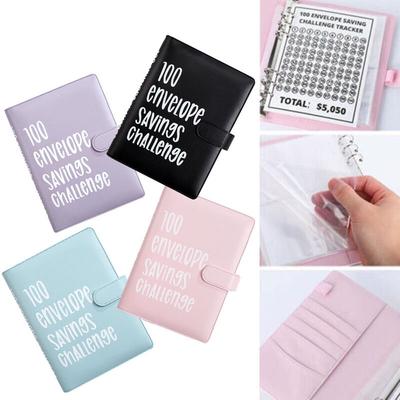 Carpeta de desafío de 100 sobres: una forma fácil y divertida de ahorrar $5,050