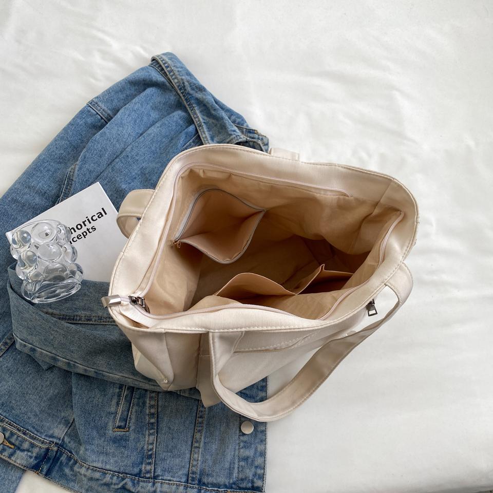 New Women's Oxford Tote Bag - Large Capacity Fashion Shoulder Bag for Students & Commuters