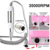35000rpm 5Pins Professional Electric Nail Drill Machine Handle Handpiece Pedicure Replacement Pen Manicure Beauty Tool Accessory