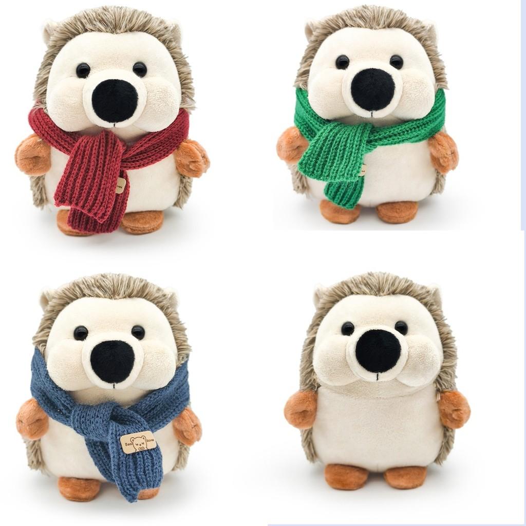 Scarf Plush Hedgehog Toy Animals Stuffed Doll Owl Girls Kids Birthday Gifts
