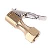 Car Tire Air Chuck Inflator Pump Valve Connector Clip-on Adapter Car Brass 1/4" Tire Tyre Wheel Valve For Inflatable Pump