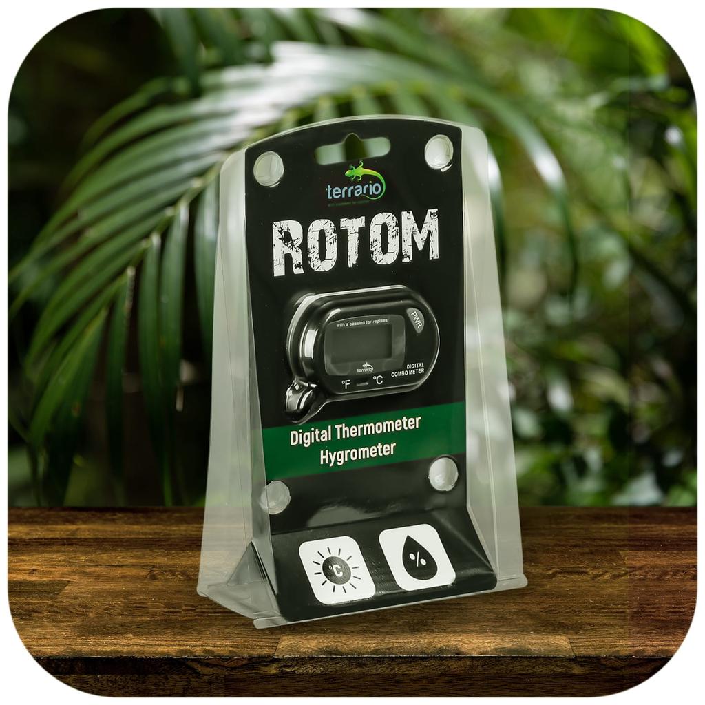 Terrario Rotom Digital Thermometer Hygrometer - thermometer and hygrometer
