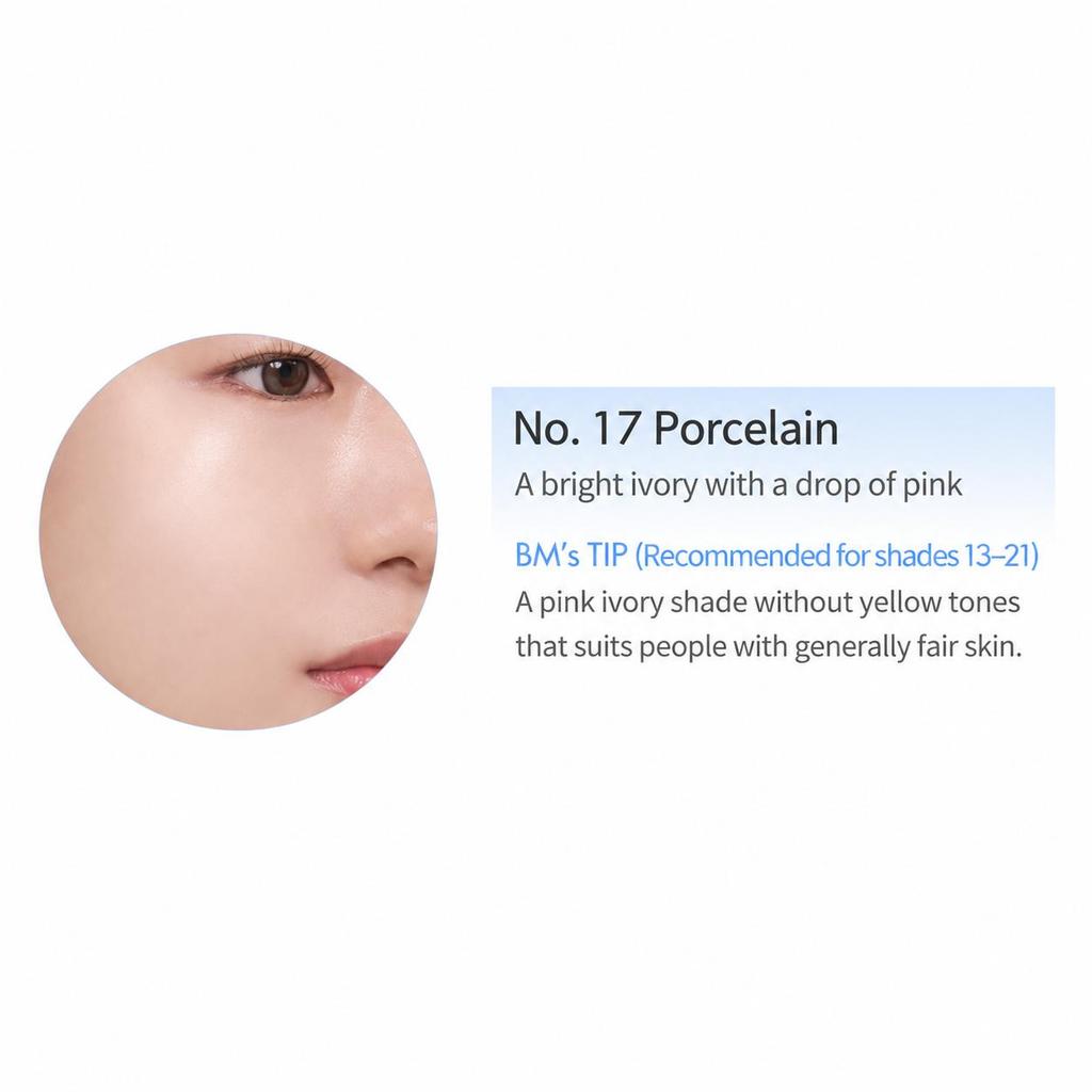 ROM&ND Bare Water Cushion Refill 20g – 01 Porcelain 17