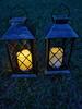 Vintage Outdoor Solar Lanterns With Led Light For Garden Lawn Decor