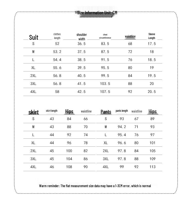 Women's Summer Short-Sleeve Business Suit Set