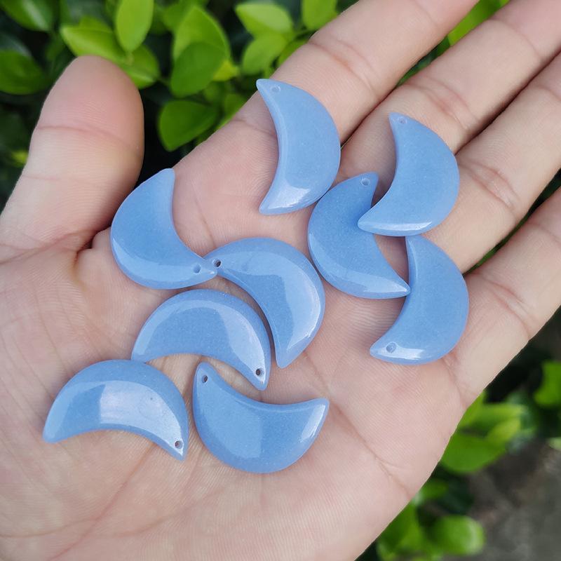 Işıltılı Aytaşı Kolye - Floresan Kristal Taş