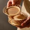 Bamboo Cup Pad Cup  Tea Accessories Tea Pad Tea Route Tea Cup Pad I (FD2-08)
