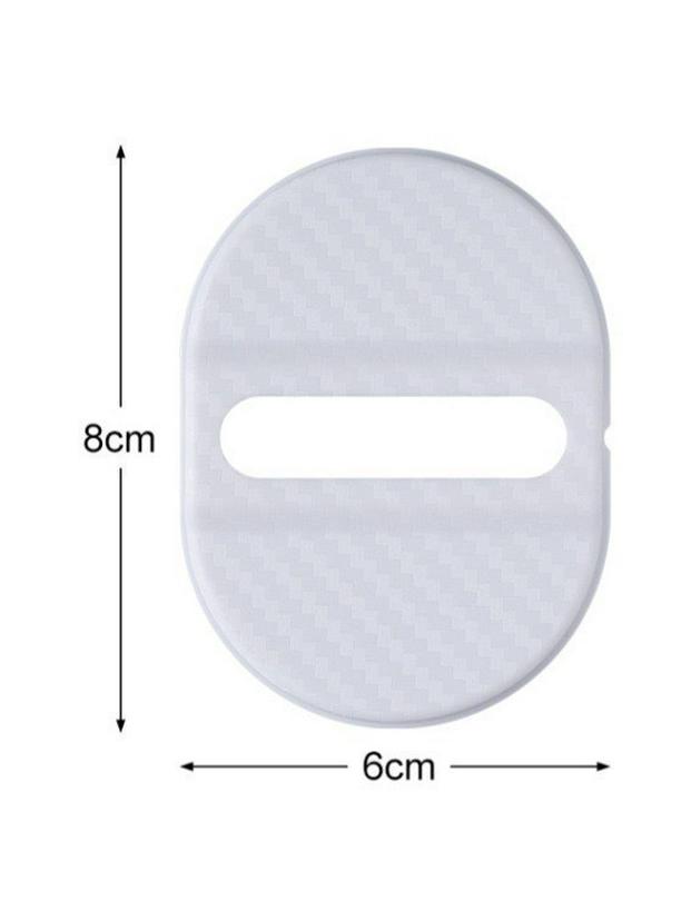 Tyst stötdämpande bil dörrlås skydd och stötdämpningsdyna