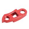 Bike Rear Derailleur Hanger Extender Bike Frame Tail Hook Extender Cycling Accessory Aluminum Alloy Red