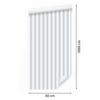 Striped Wallpaper White and Light Gray for Living Room and Bedroom 50x1000