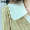 Spring and Autumn Women's Shirt Loose Casual Long-sleeved Shirt Chiffon Shirt Fashion Western-style Bottom Shirt