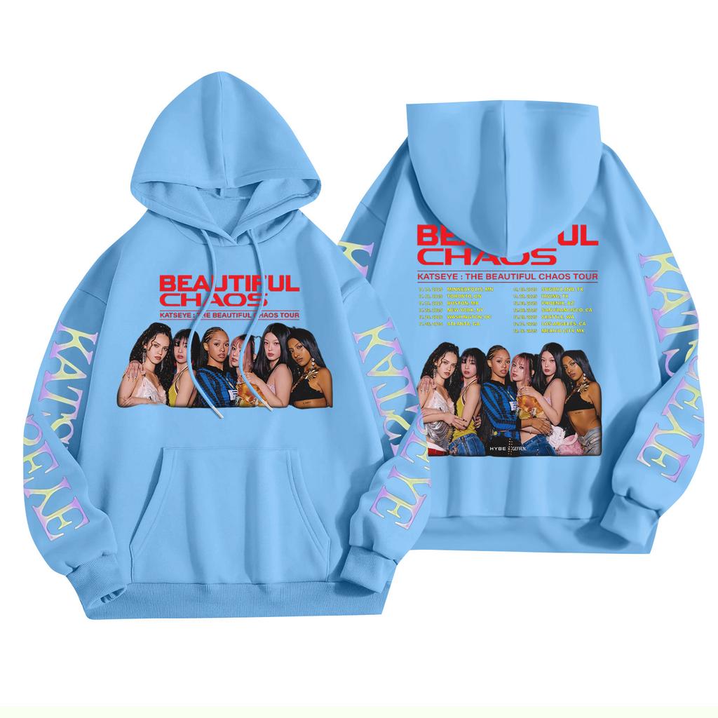 Unisex Fashion Lightweight Long Sleeve Pullover With Pockets Printed Hoodie