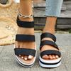 Fashion Fashion New Summer Fashion Outdoor Sandals Punk Beach Wedges Women Shoes Wedge Female Platform Buckle Strap Street Sandals