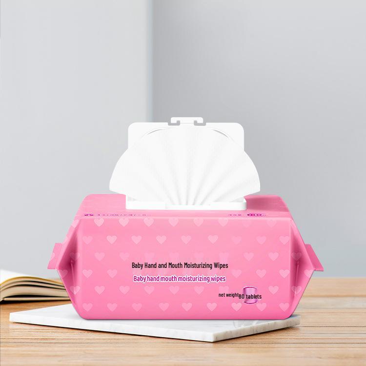 80-Pack Baby Hand and Mouth Wet Wipes for Newborns and Children
