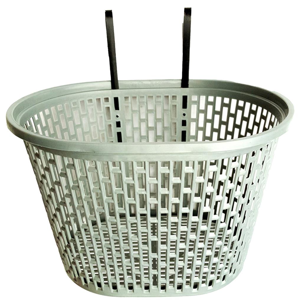 Vielseitiger Kunststoffkorb im pastoralen Stil, Fahrrad-Organizer, zusammenklappbarer Fahrrad-Organizer, Vorderkorb, Reitausrüstung