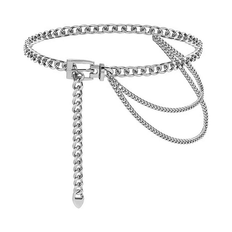 

Personalized and Trendy Multi-layer Metal Waist Chain for Both Men and Women, Punk Style Chain Waist Chain, Versatile Decoration