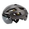Cycling Helmet MIPS Technology Bike Helmet with LED Light Goggles for Mountain Road Bike Ti Color