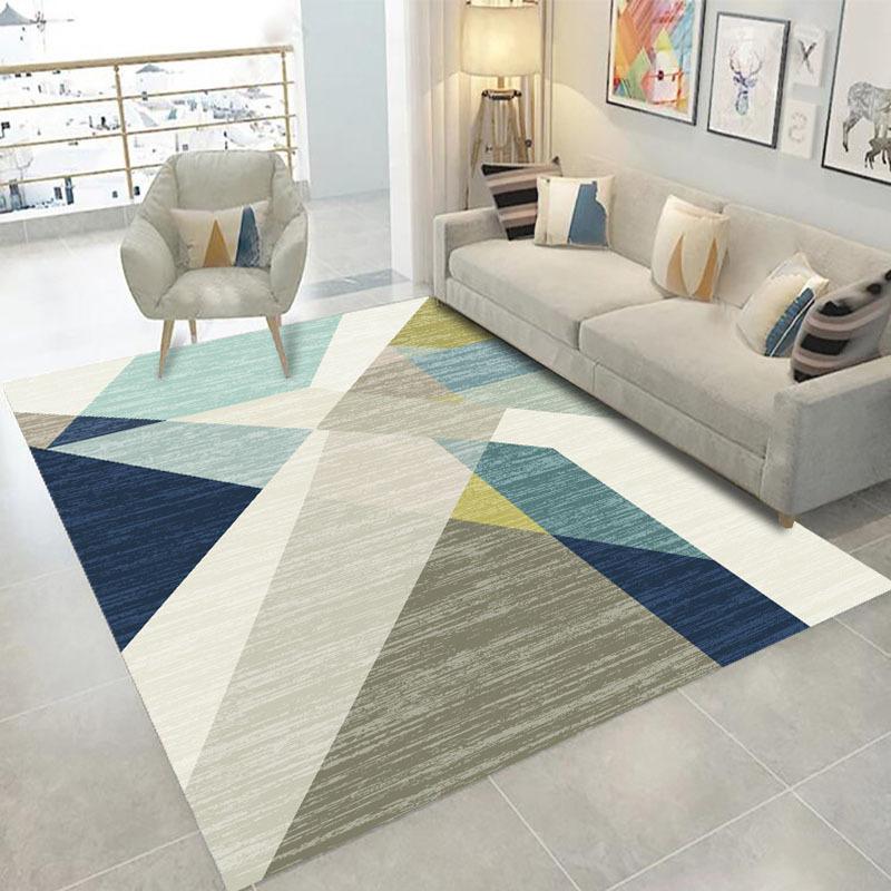 Nordic Style Carpet Home Large Carpet Living Room Sand Coffee Table Carpet Floor Mat Bedroom Bedside Blanket Kitchen Floor Mat