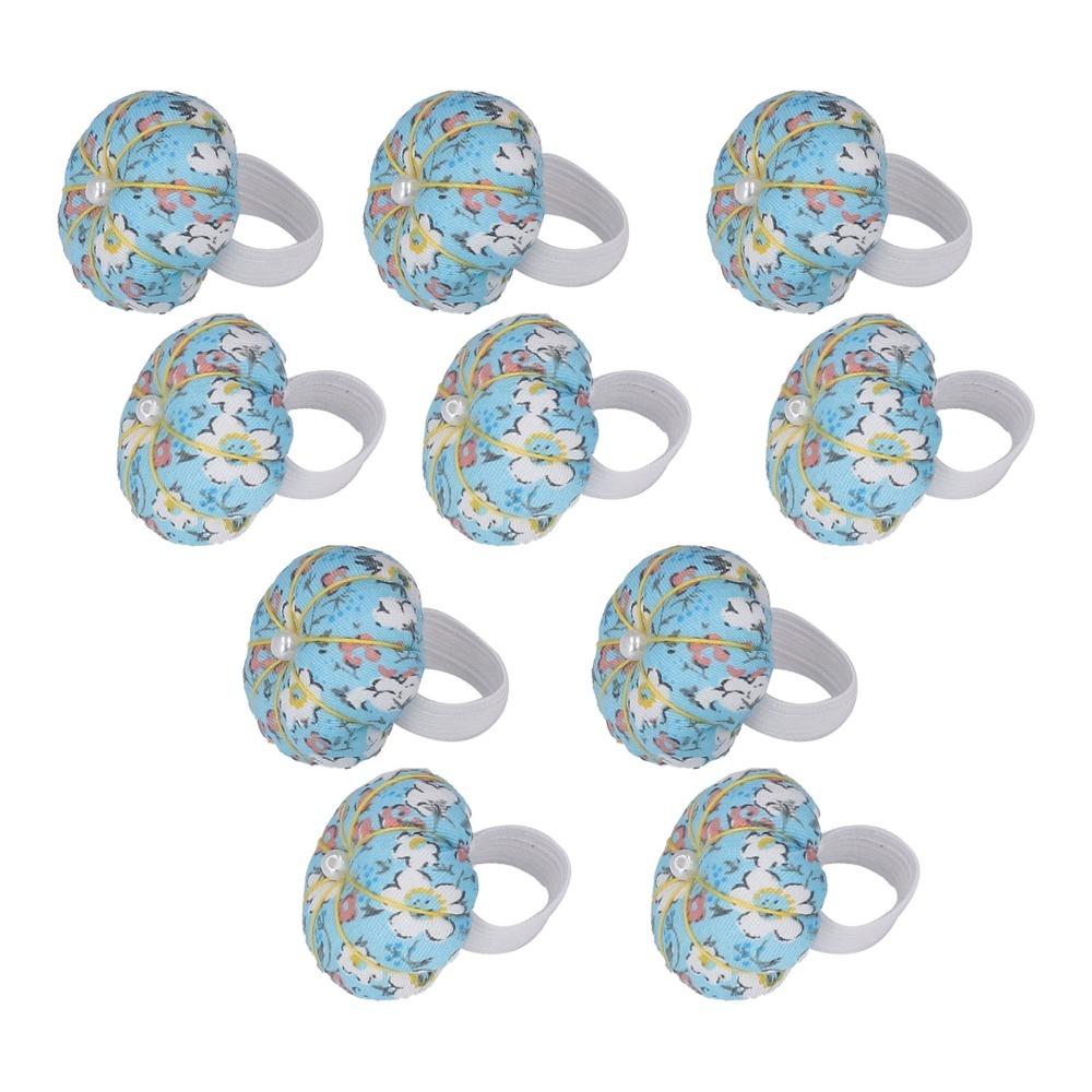10pcs Light Weight Sewing Pin Cushion Ring Holder Needlework Pin Cushion For Sewing
