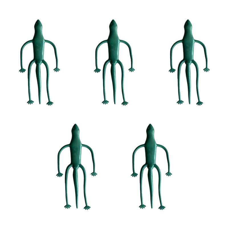 5Pcs Frogs Plant Stand Green Frogs Plant Frogs Plant Ties Garden Plant Auxiliary Plant Branch Correction Growth