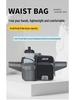 New Large Capacity Fitness Waist Pack with Water Bottle & Phone Holder for Outdoor Sports and Travel