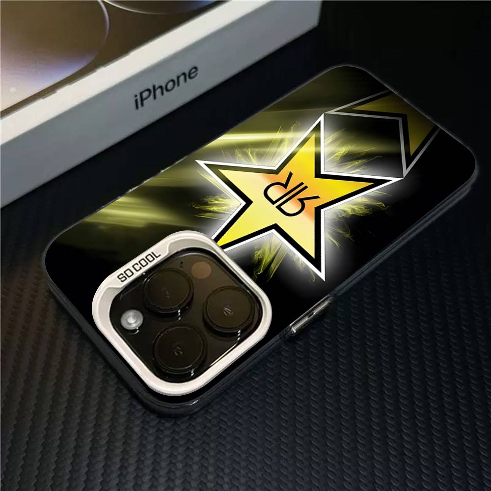 Rockstar Energy Drink Phone Case For IPhone 17 16 Plus Pro Max 15 14 13 12 11 Matte Colorful Covers