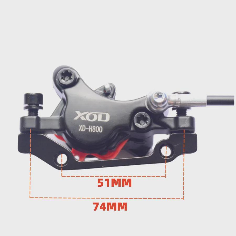 XOD XD-H800/880 elektrisk sykkelscooter med vanntette 2-kjerners olje- og skivebremser
