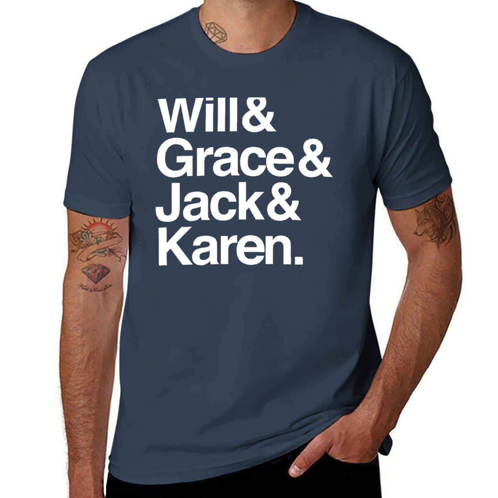 Will Grace ( Jack Karen) Tshirt Stain Resistant Casual Tee S