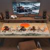 Horses Color Mouse Pad Large Gaming Table Cushion Non-slip Laptop Tablet Big Mousepad XXL Mat Mini PC Playmat With Lock edge