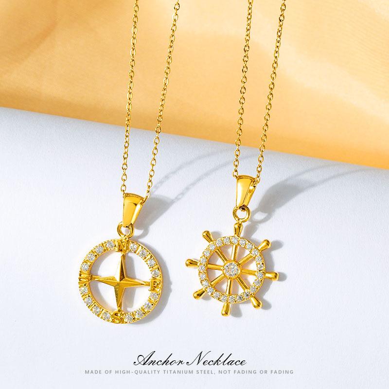 Titanium stål kjede Europeiske og amerikanske jenter hip-hop punk stil falmer ikke sommeren allsidig dopamin high-end tilbehør