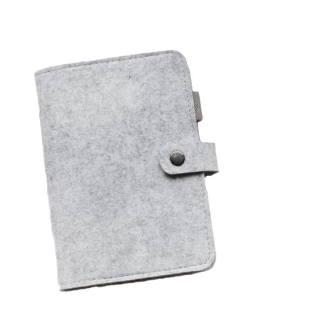 Cross-Border Felt Leather Loose-Leaf Diary Notebook