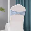 Chair Sashes Bows Wedding Lycra Chair Spandex Bands Stretch With Buckle For Chair Covers Decoration Party Dinner Banquet