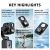 Wide Angle Lens for DJI OSMO POCKET 4 Pro 0.72X Optical Glass 110 Ultra Wide FOV Snap On Lens Water Oil Proof Accessories Kit