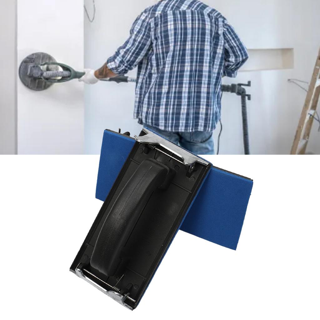 Hand   Sander Bracket Plastic Sandpaper Sheet Holder Manual Hand Sanding Block