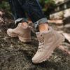 Herren High Top Wanderschuhe Lässige Sneaker Kampfstiefel Rutschfest und Abriebfest Outdoor Schuhe