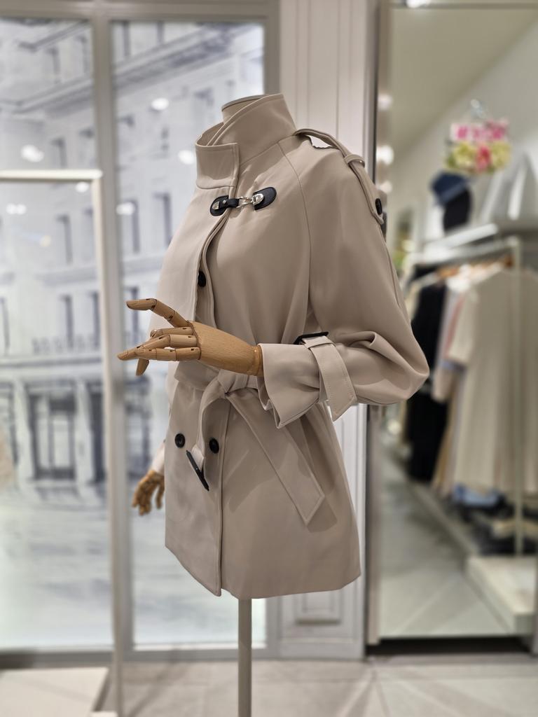 Shatin High Neck Trench Coat S261k751