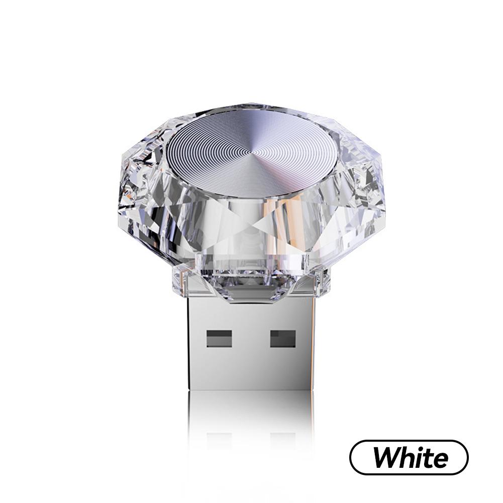 USB Автомобильный интерьерный атмосферный свет Светодиодные декоративные сигнальные огни Автомобильная лампа для чтения Украшения 1