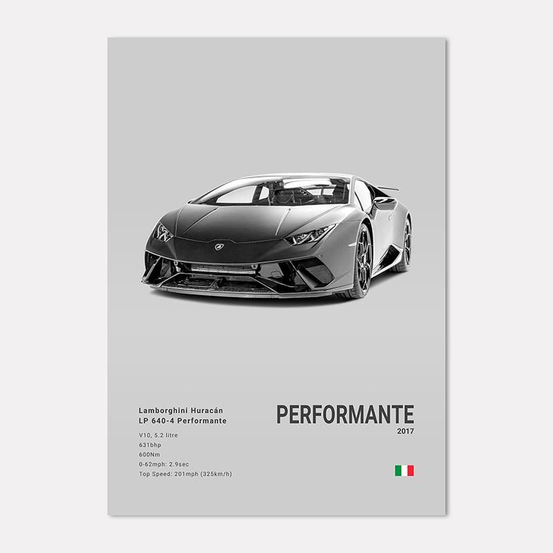 Famous Cars LP 640 Canvas Wall Art Print Poster Aventador URUS VENENO Decoration Mural Modern Home Decor Birthday Gift Unframed
