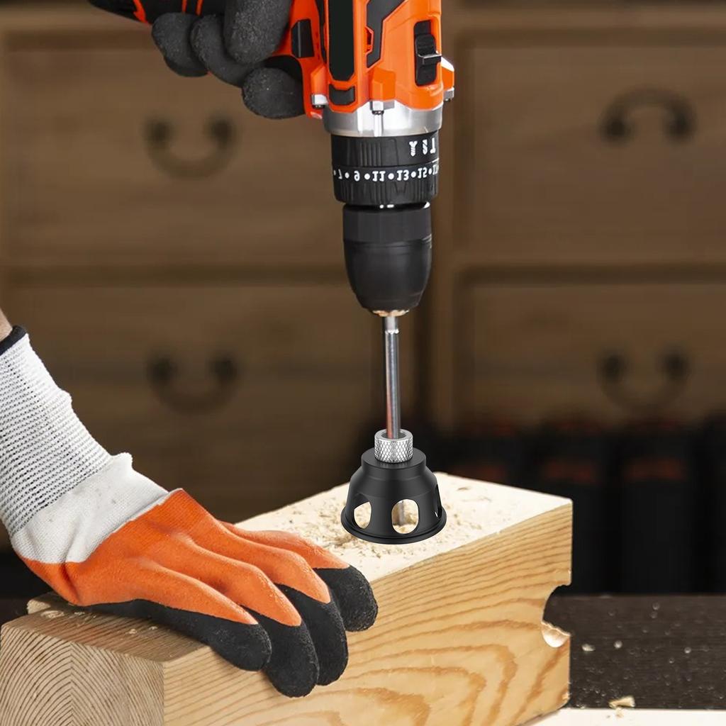 Vertical Drill Guide Doweling Jig 3-10mm 8 Drill Sleeves Aluminum Alloy Drill Positioning Pocket Hole Jig Hole Puncher for Carp