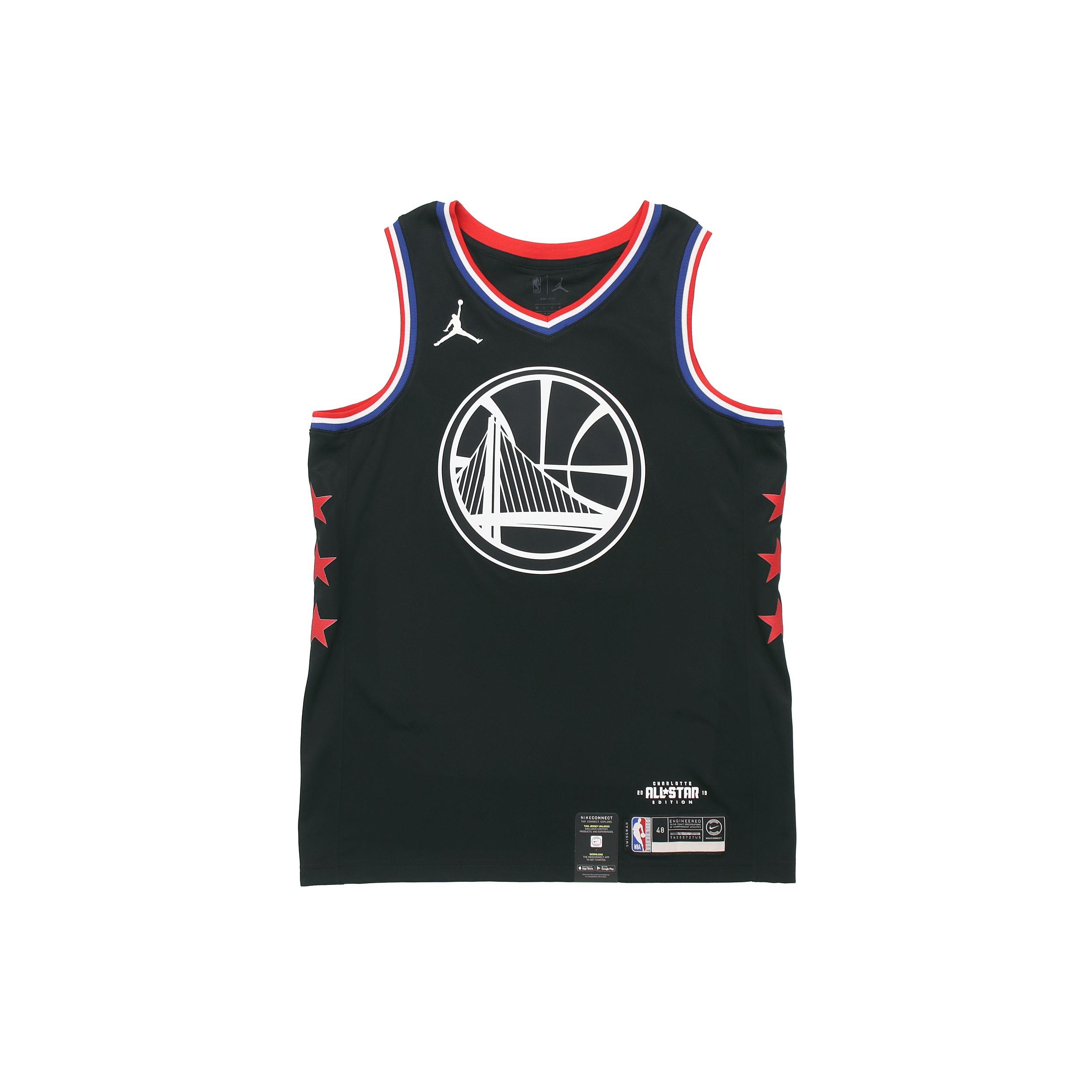 Джерси Air Jordan Swingman команды Golden State Warriors Stephen Curry, издание All-Star, мужское AQ7295-011 XXXL