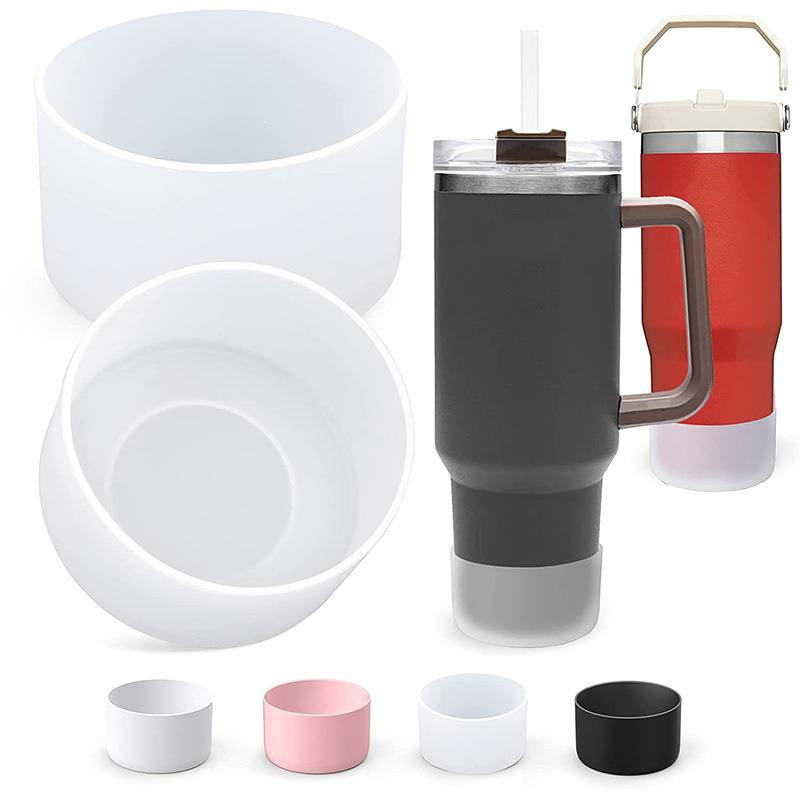 Funda de Silicona Para Vaso Stanley Quencher Adventure de 40oz Con Asa y Funda Protectora de Silicona para Botella Stanley Iceflow de 20oz 30oz