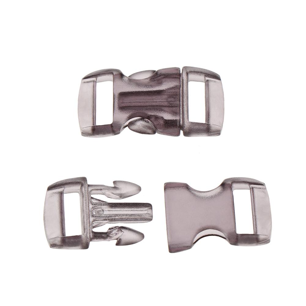 quality 3/8" 10mm Curved Dog Collar Strap Webbing Outdoor Tool Camp Bag Parts Side Release Buckle