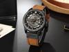 Curren 8301 Men's Leather Strap Business Calendar Watch