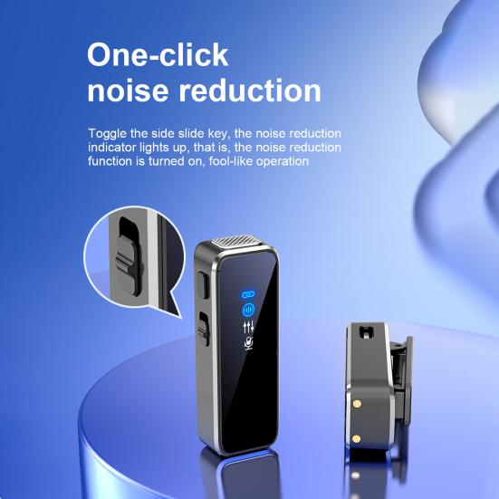 1 Set N3 Audio Microphone High Fidelity Noise Reduction Mini Wireless Video Microphone for  Home