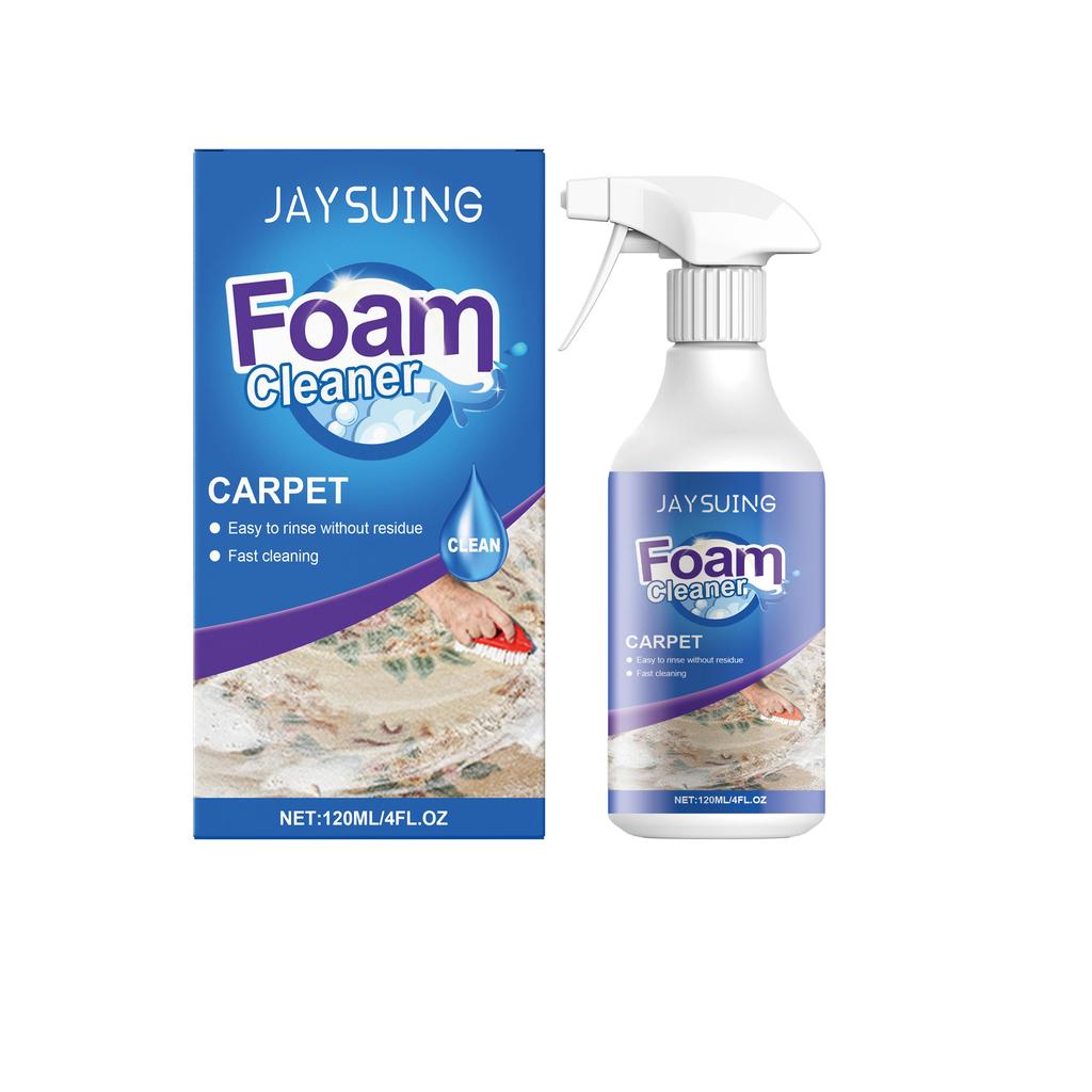 Jaysuing Carpet Foam Cleaner - Cleans carpets/Cleaning of Fabric products/Removes Stubborn Stains from carpets/Carpet Cleaner 120ml