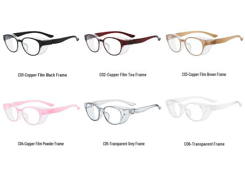 Schutzbrille Transparent Anti-Beschlag Winddicht für Radfahren & Labor mit Blaulichtschutz
